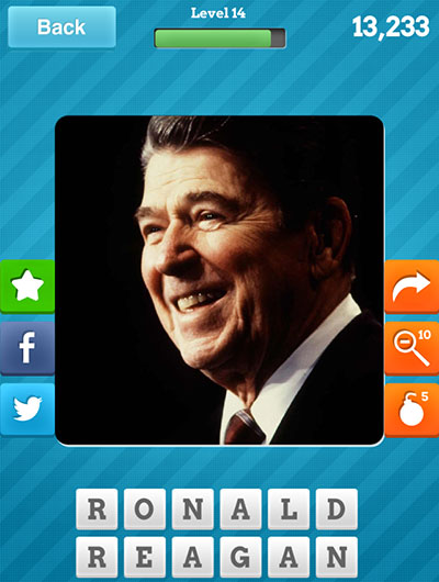  Ronald Reagan 