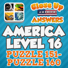 Close Up America - Level 16 Answers