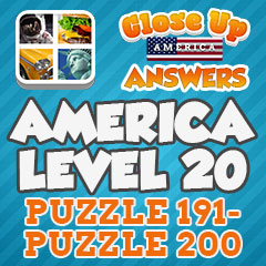 Close Up America - Level 20 Answers