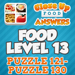 Close Up Food - Level 13 Answers