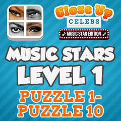 Close Up Music Stars - Level 1 Answers