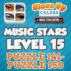 Close Up Music Stars - Level 15 Answers