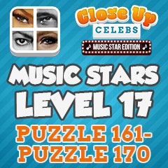 Close Up Music Stars - Level 17 Answers