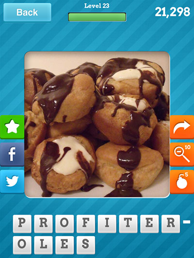  Profiteroles 