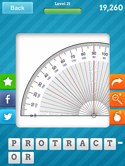 Protractor 